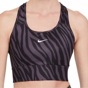 Nike Purple Zebra Print Sports Bra – Size M
